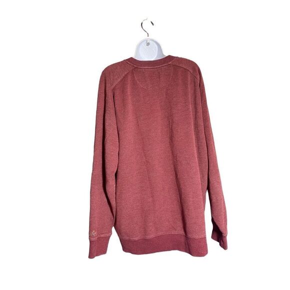 Gymshark by Greg Norman Women's Long Sleeves Crewneck Maroon Sweatshirt Size XXX - Picture 2 of 4